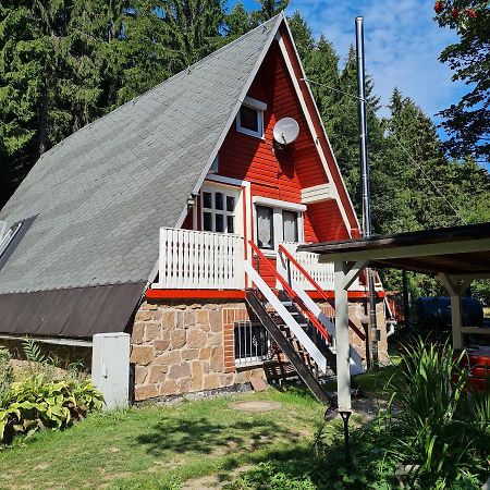 Wanderhuette Zum Bernhardsthal Villa Eksteriør billede