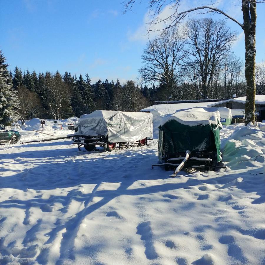 Wanderhuette Zum Bernhardsthal Villa Eksteriør billede
