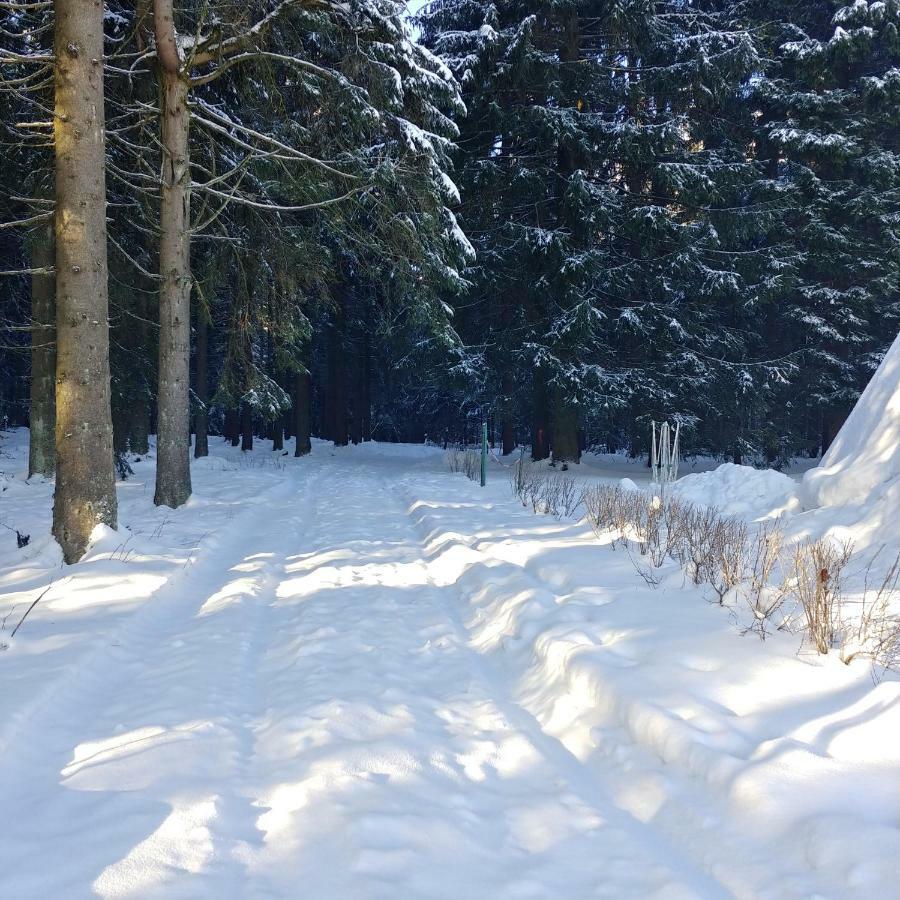 Wanderhuette Zum Bernhardsthal Villa Eksteriør billede